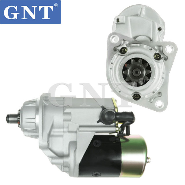 12V 10T Starter compatible with GRADALL 534B6 Engine 1068553 1430537 7C4622 8T9685 16981 17388 1280002250 1280002251 1280002252 2065976