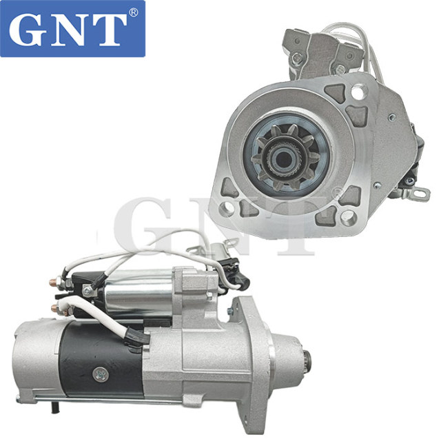 24V 10T Starter Motor compatible with Cummins ISBE220 Engine C4930605 C4984042 M100R3001SE MS440401 STM3606MH STM3606 1-656-25W