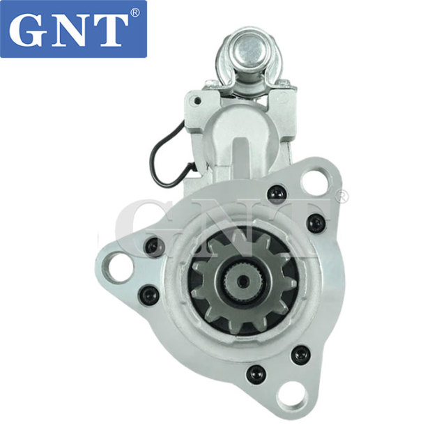 12V 11T Starter Motor compatible with CUMMINS ISC ISL Engine 8200104 8200308 8200605 009T70077 8200037 8MJ5439M FL0579 IN0976 10461334