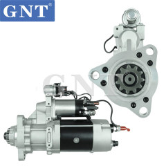 12V 11T Starter Motor compatible with CUMMINS ISC ISL Engine 8200104 8200308 8200605 009T70077 8200037 8MJ5439M FL0579 IN0976 10461334