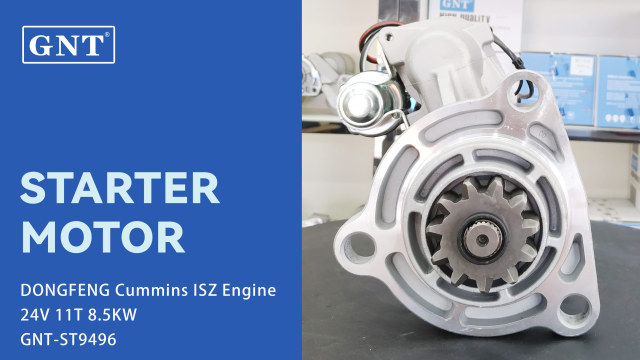 24V 11T Starter Motor compatible with DONGFENG Cummins ISZ Engine C2874455 QDJ2918 4365992 C4365992 2874455