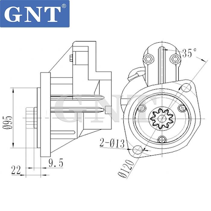 12V 9T Starter compatible with ISUZU 4JA1 4JG2 Engine S13555 S13555A S13555B S13557 S13557A S13514 S13514A S13557B S13567 8972553901