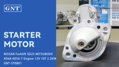 12V 10T GNT Starter Motor compatible with MITSUBISHI 4D68T Engine 3610042250 3610042350 3610042450 LRS1695 LRS01695 20513031 TM000A36101