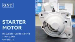12V 9T GNT Starter Motor compatible with MITSUBISHI 4P10 Engine MK663008 MK666135 MK668008 RM666135E M1T31073AM M1T31072AM ME427513