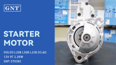 12V 9T GNT Starter compatible with VOLVO L20B L30B Engine 0001223016 0001223021 0986019820 1986S00755 F032113181 0001109369 0001109460