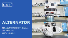 24V 130A Alternator compatible with RENAULT DXi11 Engine A4TR5894 21041876 21056611 21333104 7421041876 7421056611 7485013423 DRA1079