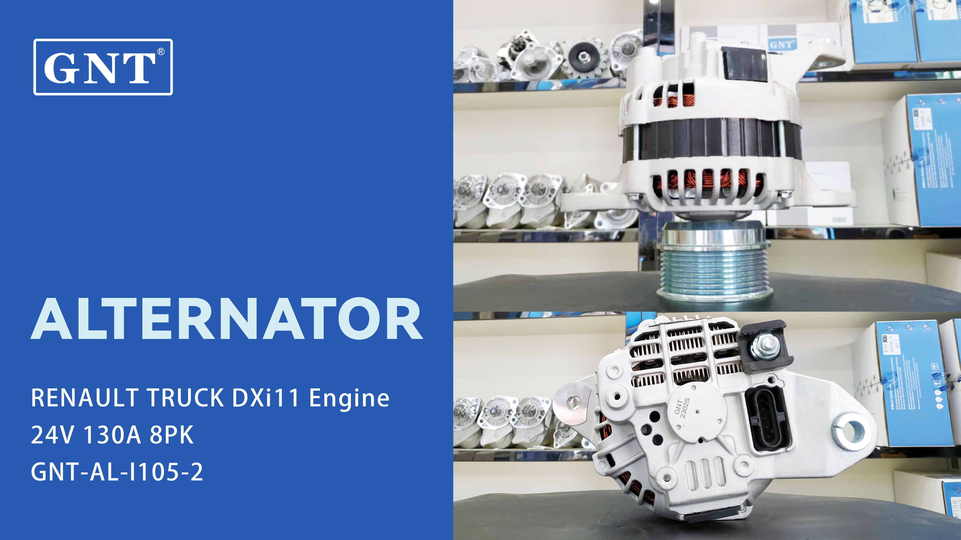 24V 130A Alternator compatible with RENAULT DXi11 Engine A004TR5891 A004TR5891AM A004TR5891ZT A004TR5892 A004TR5892ZT A004TR5893 A004TR5893ZT