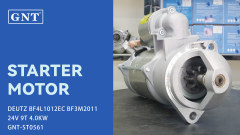 24V 9T Starter Motor compatible with DEUTZ TCD2011 Engine 01171750 01181101 01182390 04300286 4300286 0001101110 01181753 0001231018