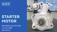 12V 10T GNT Starter Motor for MITSUBISHI FORKLIFTS S6S Engine M008T55482AM M8T55471 M8T55472 M8T55473 M8T55473AM M8T55482 M8T55482AM