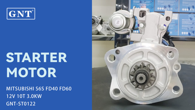 12V 10T GNT Starter Motor for MITSUBISHI FORKLIFTS S6S Engine M008T55482AM M8T55471 M8T55472 M8T55473 M8T55473AM M8T55482 M8T55482AM