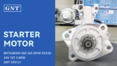 24V 10T Starter Motor compatible with MITSUBISHI S6E Engine 3286600202 3286610100 32B6600100 32B6600200 32B6600202 32B6600203 32B6600400