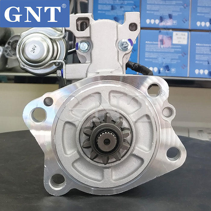 24V 10T Starter Motor for MITSUBISHI S6S Engine M8T60372 M8T60373 M8T60374 M8T60375 M8T60471 M8T60731 32B6600101 32B6620102 XJAF02674