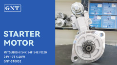 24V 10T Starter Motor compatible with MITSUBISHI S4K Engine 3476610903 3436600101 3476610900 3436610100 3476610902 3476620901 3476620900