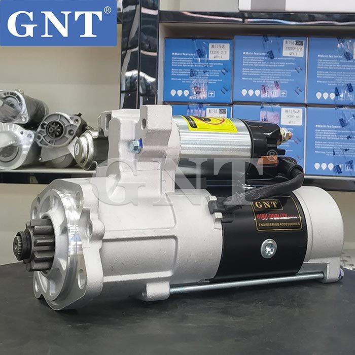 24V 10T Starter Motor compatible with MITSUBISHI S6E Engine 3286600202 3286610100 32B6600100 32B6600200 32B6600202 32B6600203 32B6600400