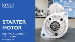24V 11T Starter compatible with HINO J07C Engine 2810078062 281002671 28100E0018 281002730 281002742 2810078063 281002710 28100E0350