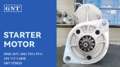 24V 11T GNT Starter Motor for HINO J06C J07C Engine 03505020290 03505020271 03505020273 03505020272 03505020282 03505020281 03505020283