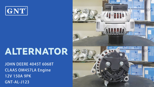 12V 150A Alternator compatible with CLAAS OM457LA Engine 0123515500 AL119537 0123515501 AL171541 0123515503 RE185213 0124615057 0986047210