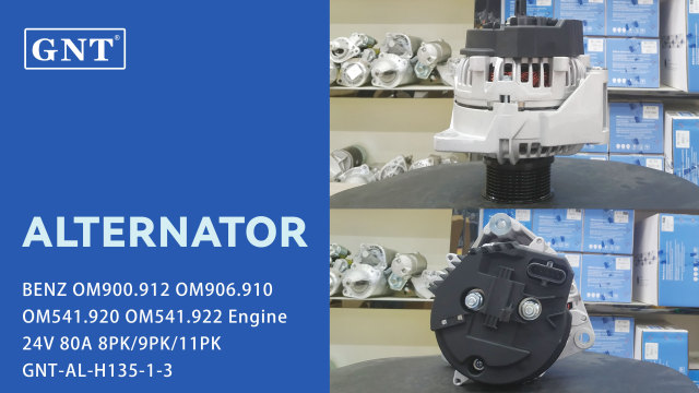 24V 80A  Alternator compatible with BENZ 1022 Engine 8EL012584011 8EL737989001 063535550650 943316661010 1516515R 3357747 2Z0903015 75261183