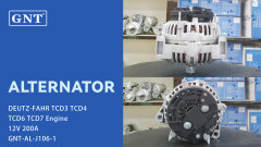 12V 200A Alternator compatible with DEUTZ TCD3 Engine 11203389 11203932 11204068 11204187 11204277 AAN5302 AAN5346 AAN5511 AAN5797 AAN8186