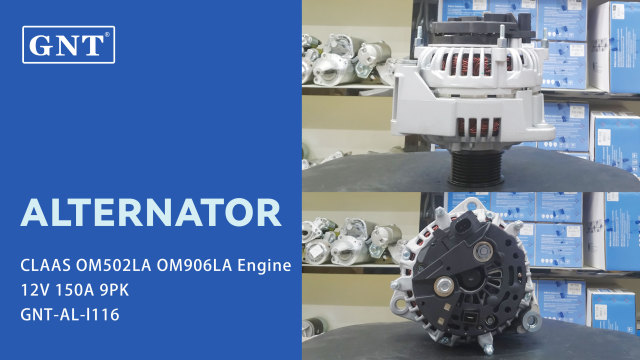 12V 150A GNT Alternator compatible with CLAAS OM502LA OM906LA Engine CAL10337AS LRA3490 DRA1121 LRA03490 114834 CAL10337 CAL10337ES