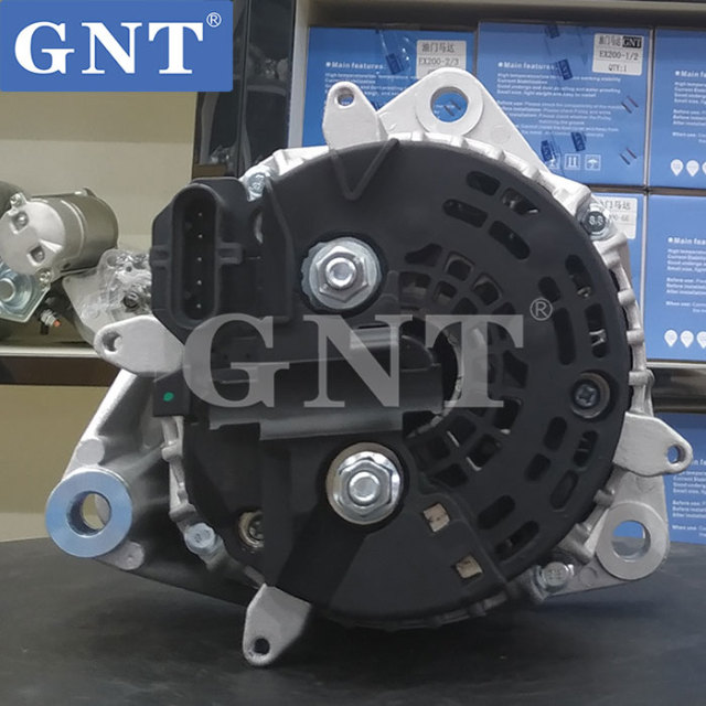 24V 80A GNT Alternator compatible with MAN D2876LF13 Engine 1986A00537 0124555014 0124555030 F000BL0739 F000BL0770 0124555015 0986047430