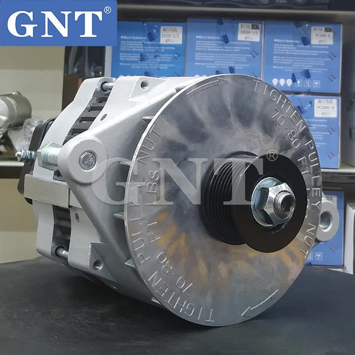 24V 140A GNT Alternator compatible with KOMATSU QSK60 SDA12V159 Engine LRA02419 115386 4N3986 LRA2419 ALP3314MA ALP3314UH 0R5203