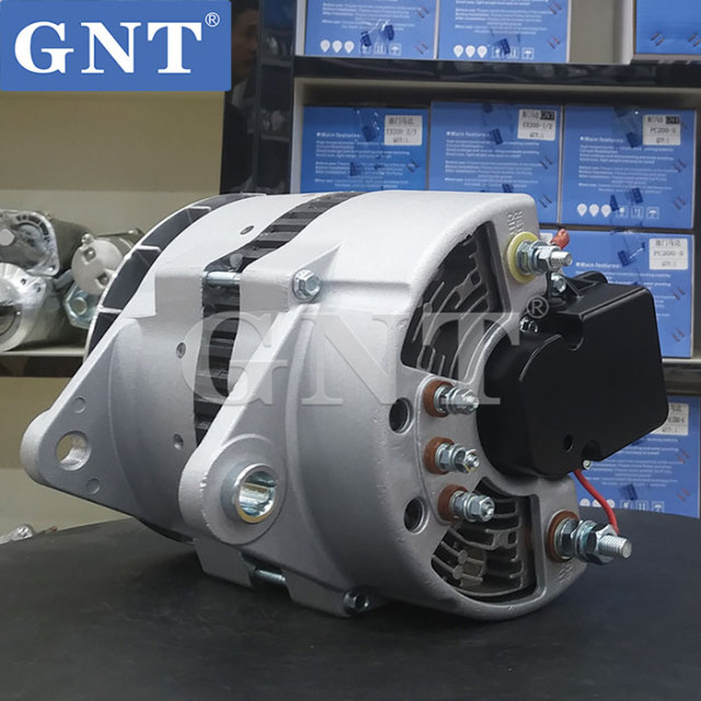 24V 140A GNT Alternator compatible with KOMATSU QSK60 SDA12V159 Engine LRA02419 115386 4N3986 LRA2419 ALP3314MA ALP3314UH 0R5203