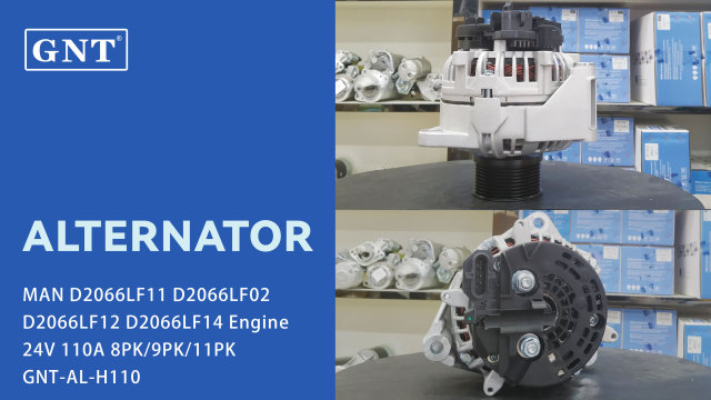 24V 110A GNT Alternator for MAN D0836LFL51 Engine 1986A00514 51261017259 1986A00519 51261017268 1986A00969 51261019268 11209607 MARC1871