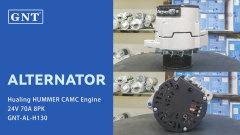 24V 70A GNT High Quality Alternator compatible with Hualing HUMMER CAMC CM6D1B Engine 618DA3701001A