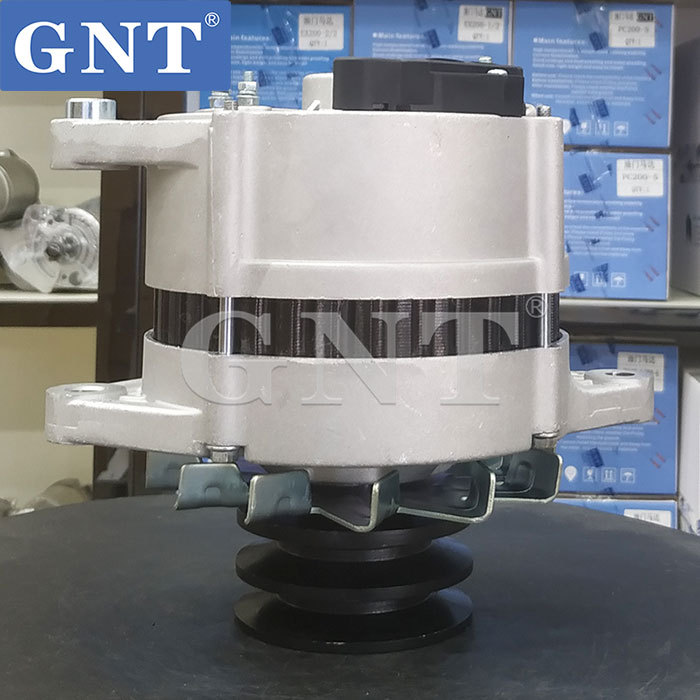 24V 55A GNT High Quality Heavy Truck Alternator compatible with YUCHAI 6M28020 6J22033 6105LQ Engine A30083701100 A3008-3701100