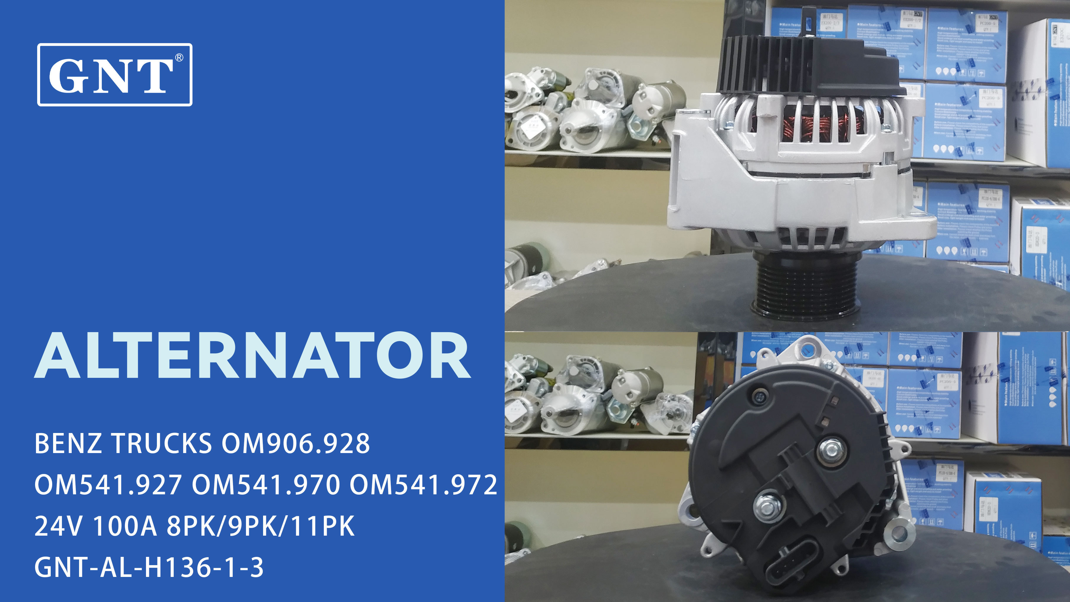 24V 100A Alternator for MERCEDES BENZ TRUCKS Engine 19070007 19070008 19070009 19070013 19070014 19070015 19070016 19070017 19092003