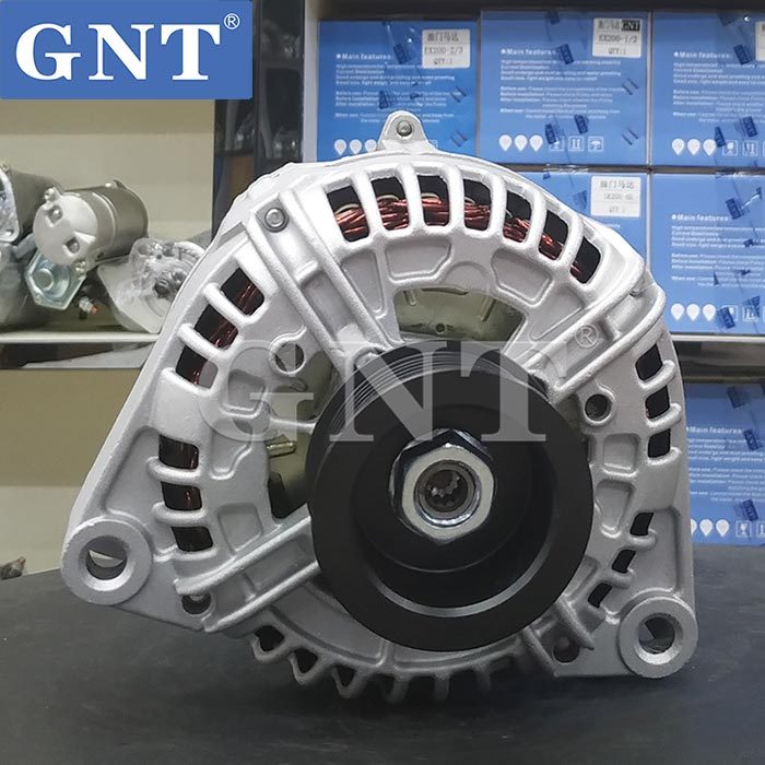 8PK 130A Alternator compatible with JOHN DEERE 6135HFC09 6135HFC95 6135HFG06 Engine 0124655080 0124655191 0124655192 RE538907 RE558679 SE502564
