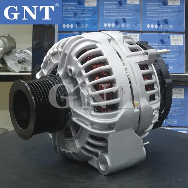 12V 120A Alternator compatible with JOHN DEERE Engine 0124515187 0124515196 0124515542 RE537508 ALB0537UX