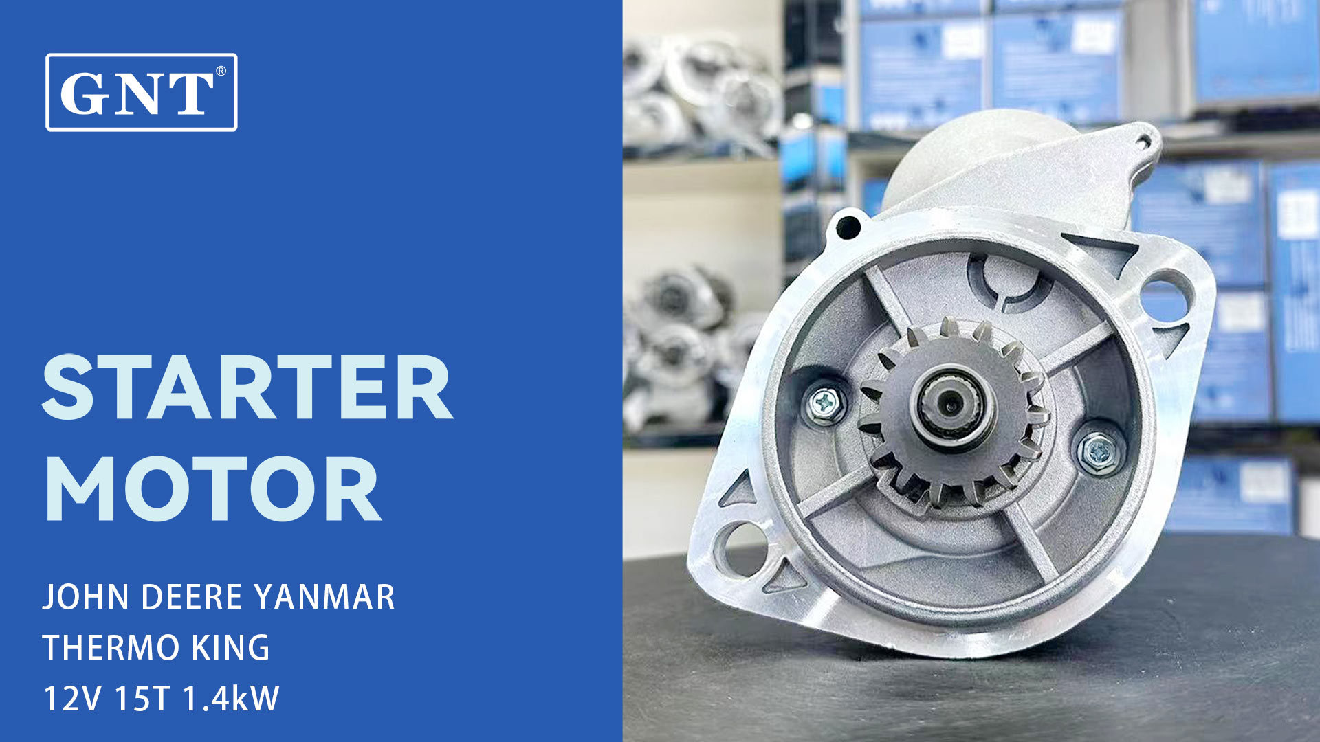 12V 15T Starter compatible with YANMAR 388 Engine AM879743 CH19279 RG60654 11925677010 11938577010 12137077010 12137077020 12425077010 12425077012