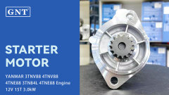 15T Starter compatible with YANMAR 4TNE88 Engine 12125477010 12125477011 12125477012 12125477019 12125677010 8971287470 AM875415 AM876224 AM878189 LRS01308 LRS1308
