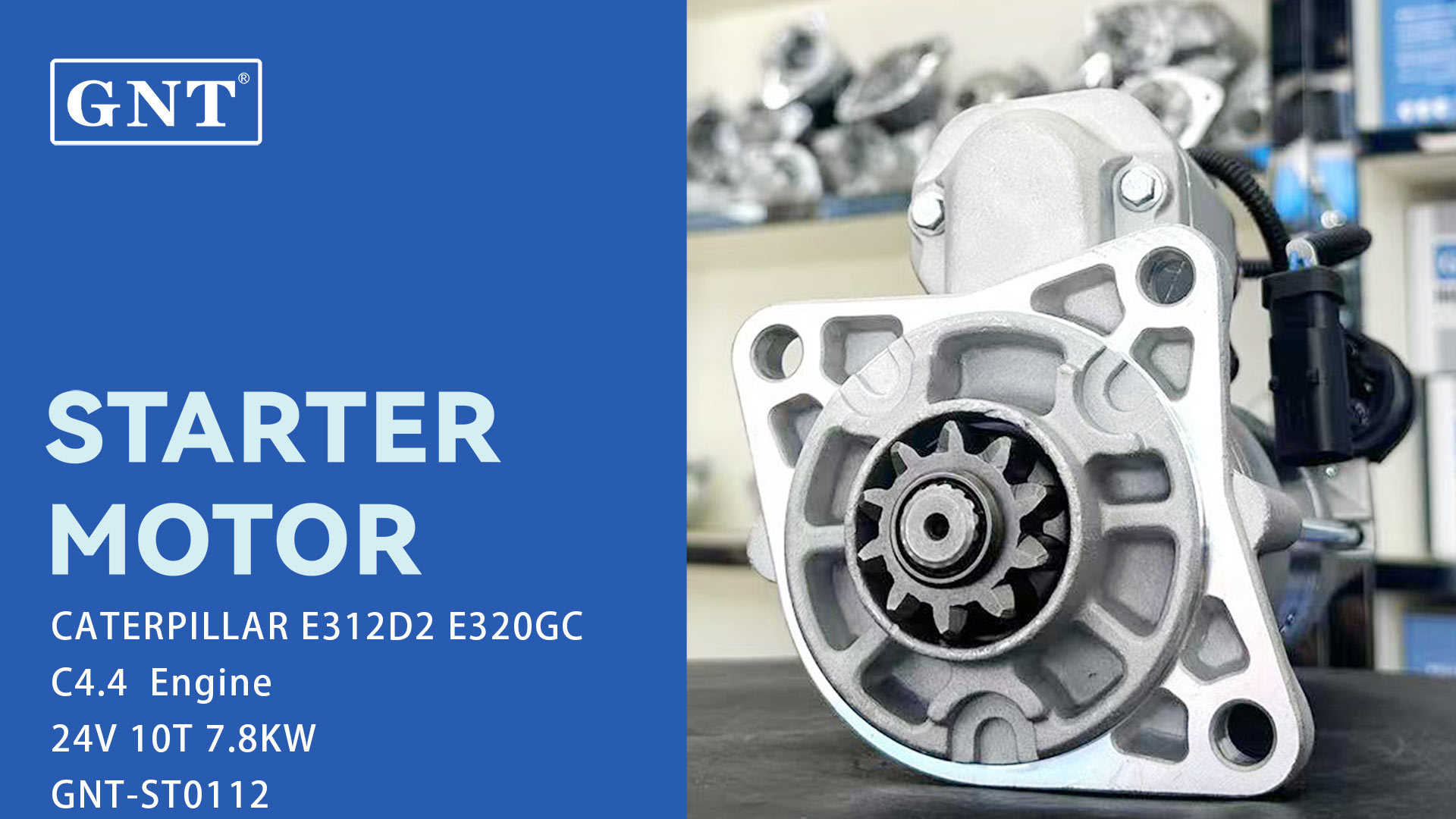 482-3187 CATERPILLAR C4.4 E312E E314E Starter Engine 4380003770 STN2695ML STN2695WD 4823187