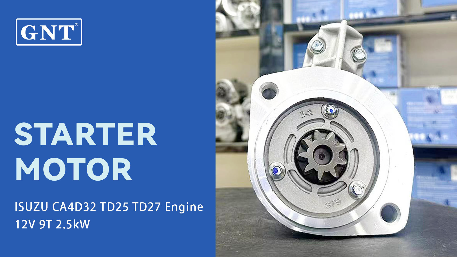 Starter motor for Chaochai CYQD32 Engine S13106C S13106E S13127A  S13212 S13213 S13213A S14205 S14205A S14206 S14206A IS9319 B330M10T02EX