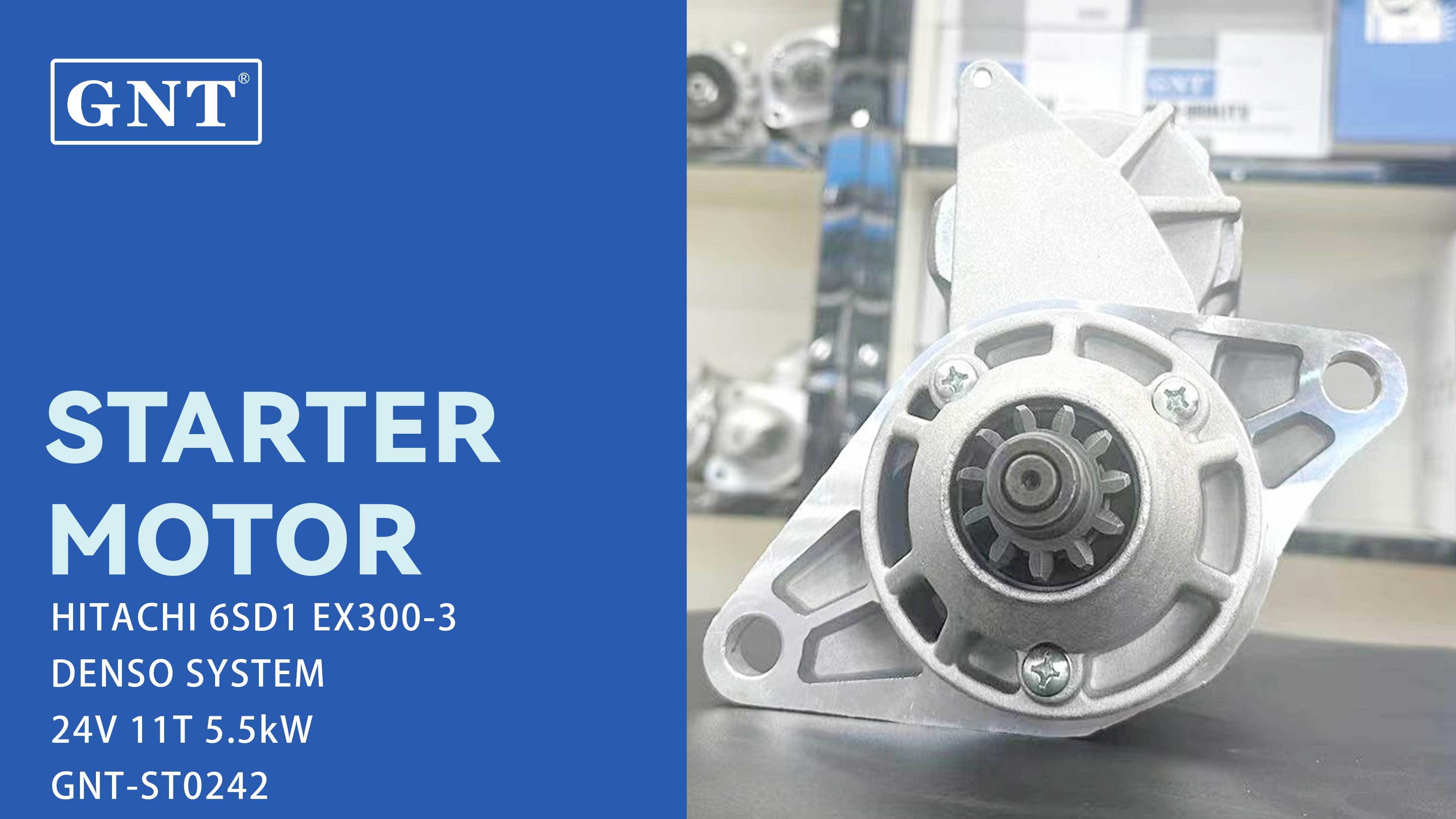24V 11T Starter compatible with ISUZU 6SD1 Engine 1811002461 1811002462 1811002463 1811002390 3911343 71425600 71440233 6008134490