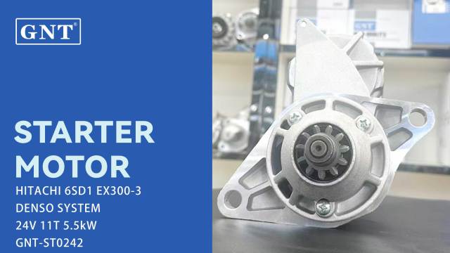 24V 11T Starter compatible with ISUZU 6SD1 Engine 1811002461 1811002462 1811002463 1811002390 3911343 71425600 71440233 6008134490