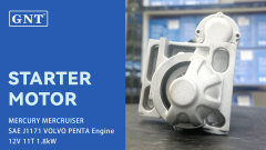 12V 11T Starter motor compatible with VOLVO PENTA J1171 Engine 12563829 12564108 12570823 12572233 9000786 8EA737904001 8104651670 S120A229
