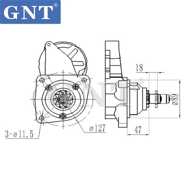 24V 11T Starter motor compatible with JOHN DEERE 6-466 Engine 2280009150 DSN2016 2280009151 RE504245 RE506103 RE537519 2280809151 RE539695