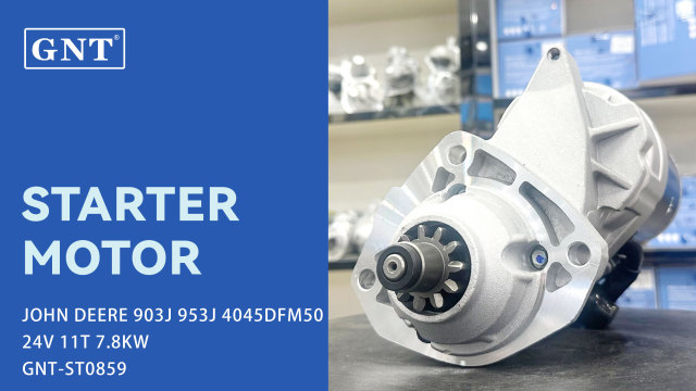 24V 11T Starter motor compatible with JOHN DEERE 6-466 Engine 2280009150 DSN2016 2280009151 RE504245 RE506103 RE537519 2280809151 RE539695