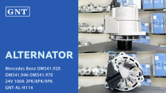 24V 100A Alternator compatible with BENZ OM541.942 Engine 860563 F063075 MG803 8EL737758001 CAL10615AS 8EL012584191 CAL10615ES