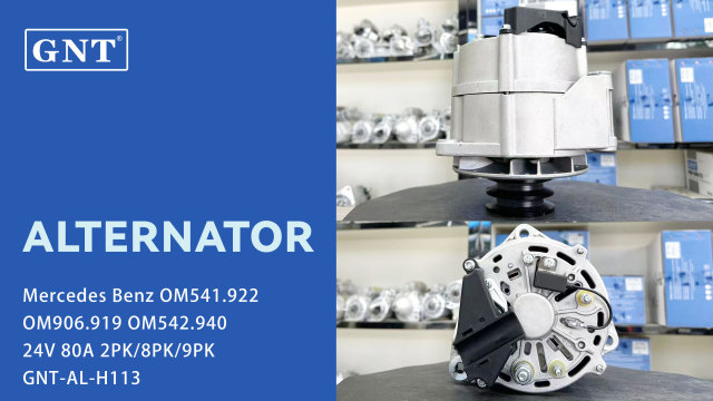 24V 80A Alternator for BENZ OM542.940 Engine 6033GB3022 A0091549802 A009154980280 6033GB3027 A0101549002 6033GB3090 1180903 1182113