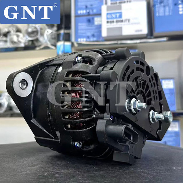 24V 120A GNT Alternator compatible with New Holland W170C Engine AVI147J3013HD 5283555 A147J3213 5332604 AVI147J3109HD 5681782 0124655134