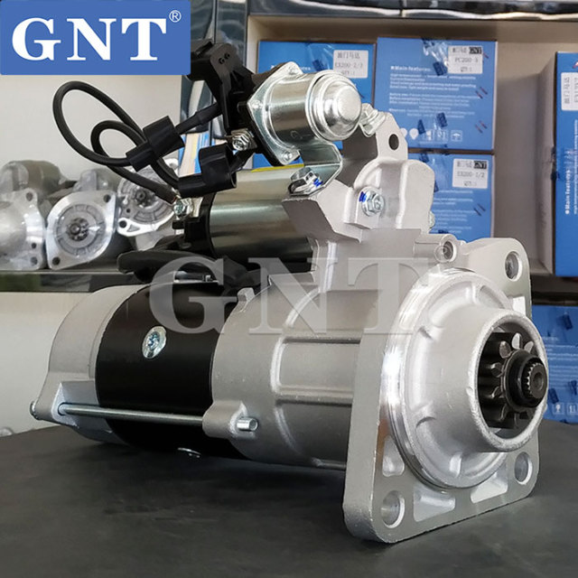 24V 10T Starter Motor compatible with VOLVO G9K320 Engine 22602908 22602911 22625153 22625163 22828641 M8T64772 M8T64773 M8T64774