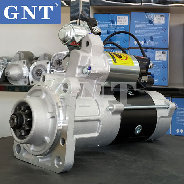 24V 10T GNT Starter Motor compatible with VOLVO D8K280 Engine M8T64781 23287026 85020765 11139213 AZE4703 IS9511 DRS1241 72513389 MS966