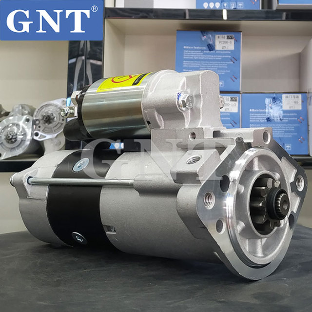 12V 9T GNT Starter Motor compatible with MITSUBISHI 4P10 4M42-T Engine M8T76171 DRS0689 ME193061 ME193880