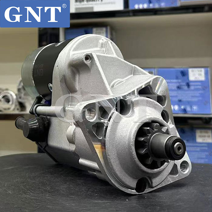 24V 10T GNT Starter compatible with YANMAR 1D84 C75 Engine 4280002580 428000-2581 8605783 2810017050 2810017051 LRS2409 LRS02409 CST40644