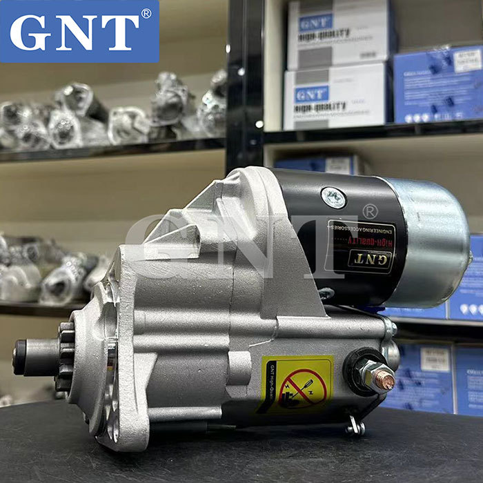 24V 10T GNT Starter compatible with YANMAR 1D84 C75 Engine 4280002580 428000-2581 8605783 2810017050 2810017051 LRS2409 LRS02409 CST40644